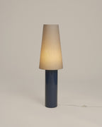 Haruo ceramic and fabric floor lamp