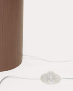 Haruo ceramic and fabric floor lamp