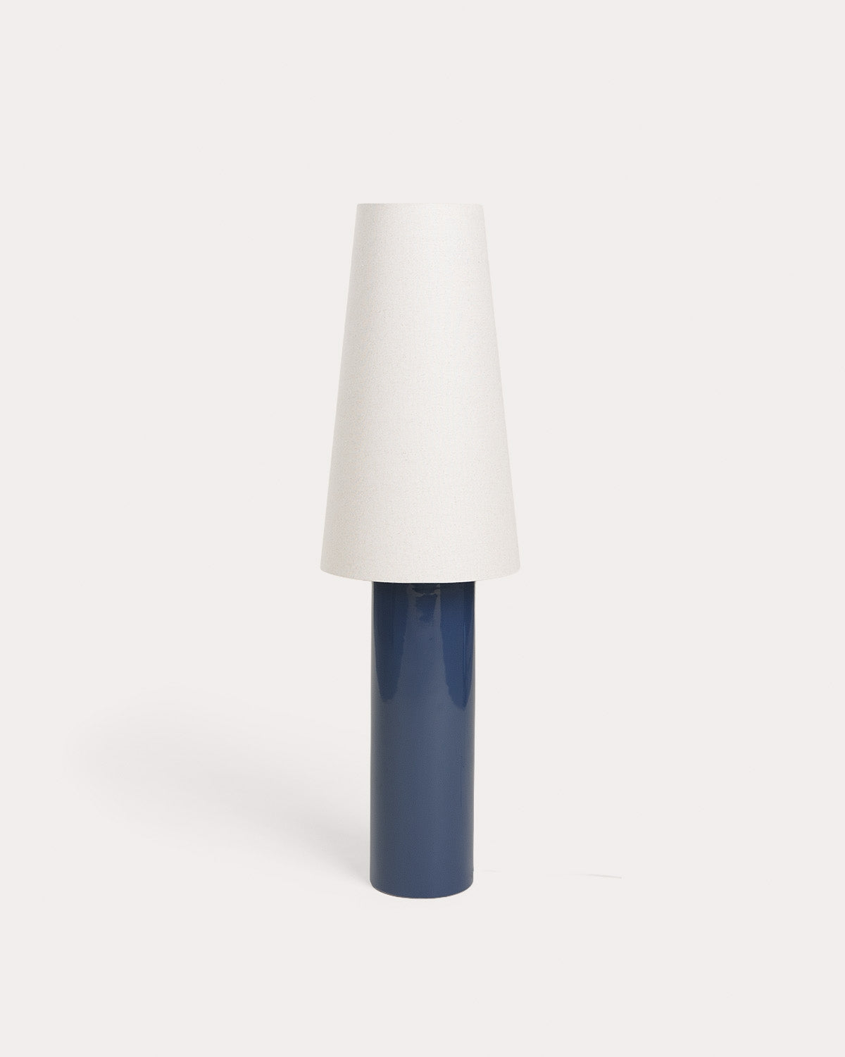 Haruo ceramic and fabric floor lamp