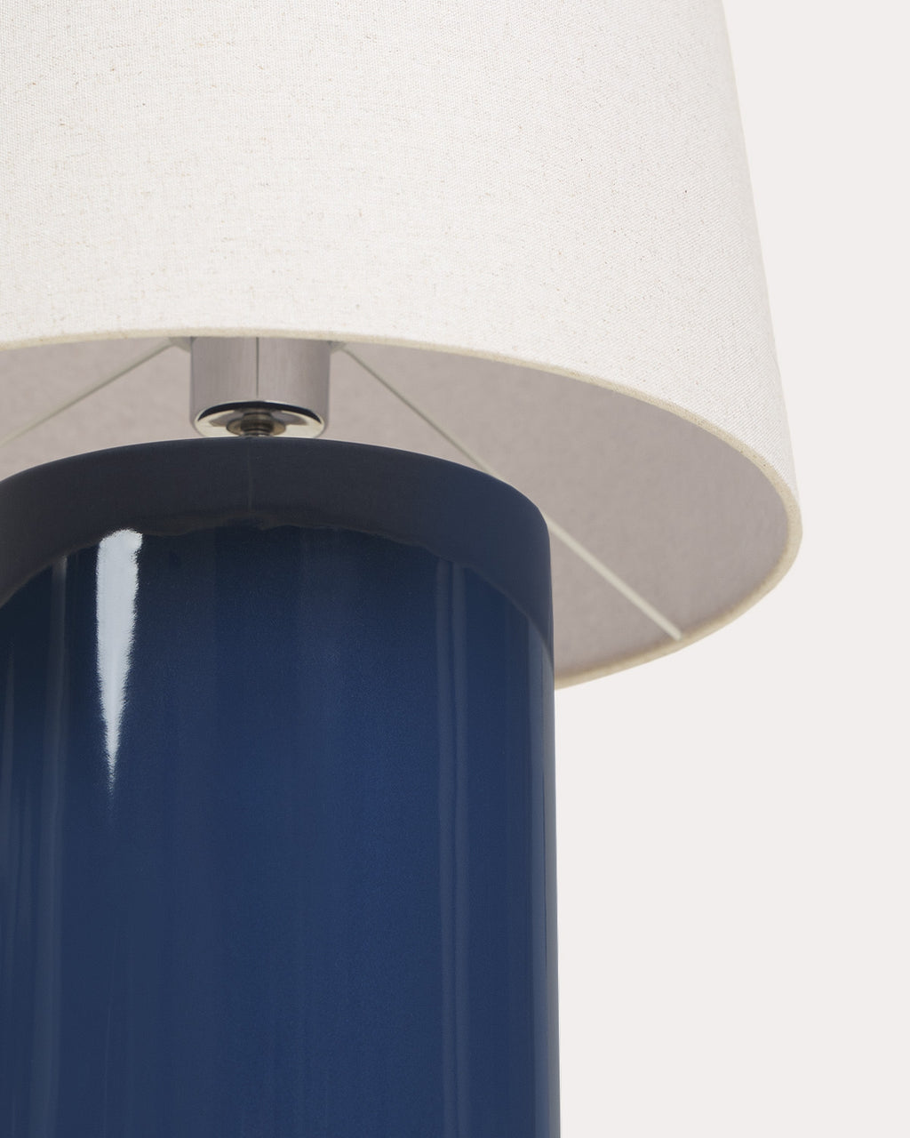 Haruo ceramic and fabric floor lamp