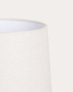 Haruo ceramic and fabric floor lamp