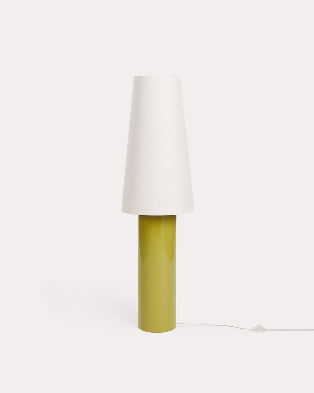 Haruo ceramic and fabric floor lamp