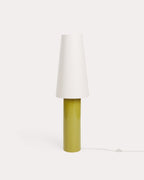 Haruo ceramic and fabric floor lamp