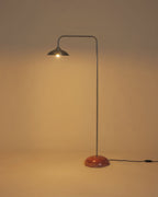 Nesy marble and metal floor lamp