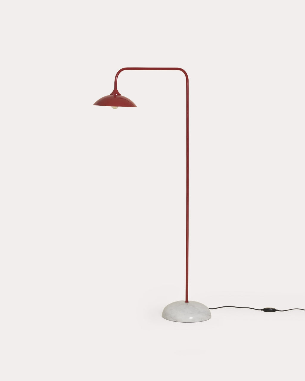 Nesy marble and metal floor lamp