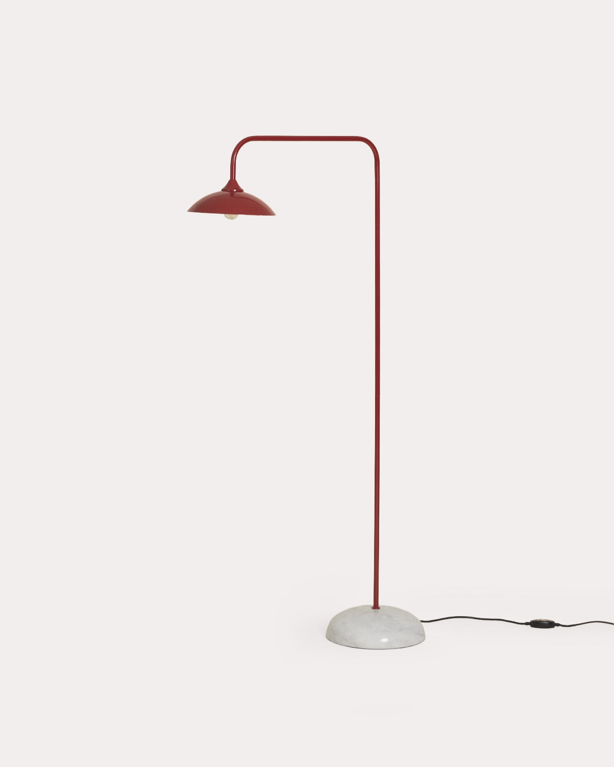 Nesy marble and metal floor lamp