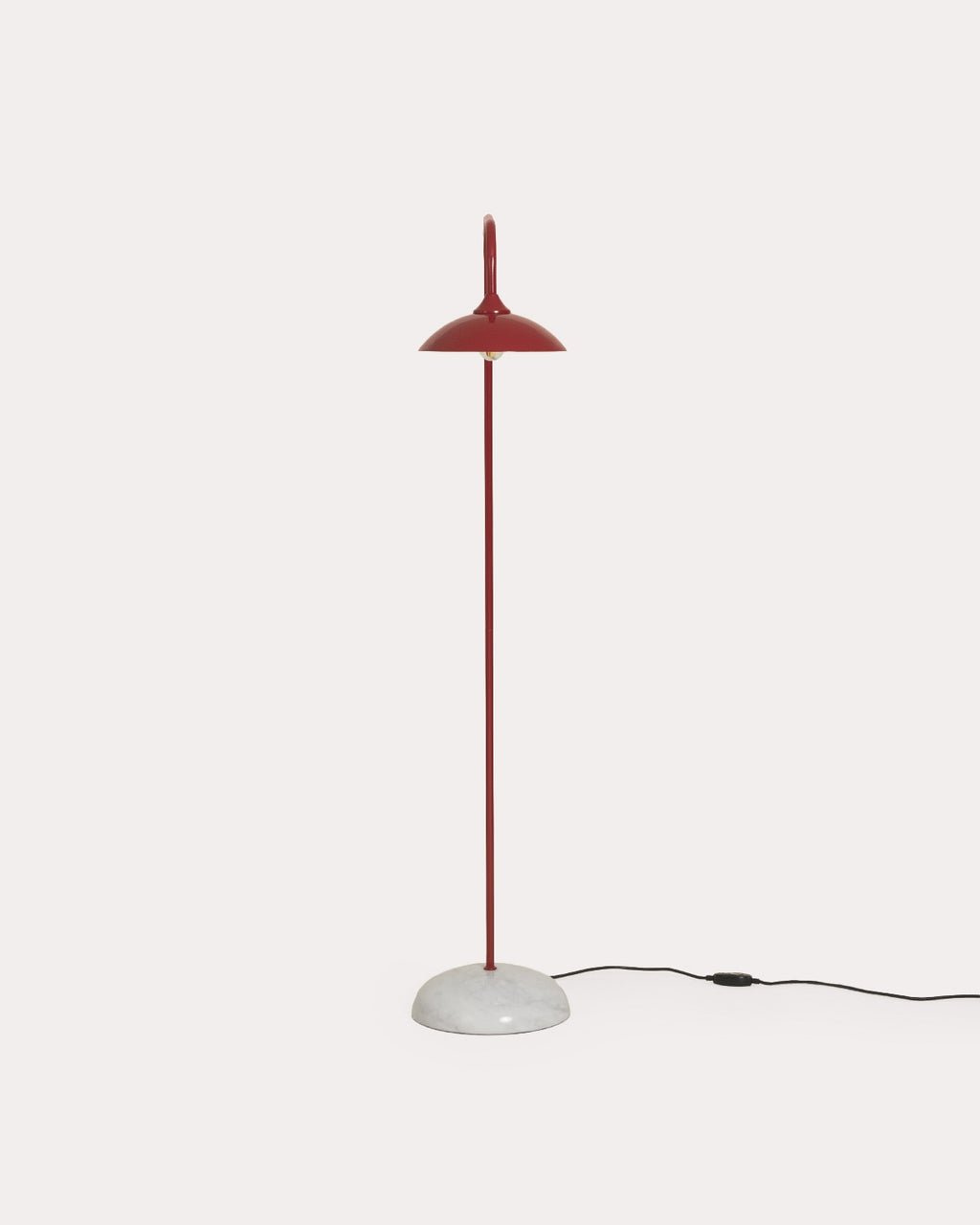 Nesy marble and metal floor lamp
