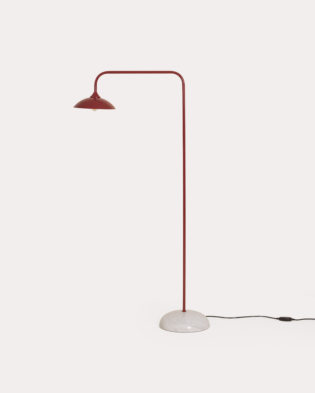 Nesy marble and metal floor lamp