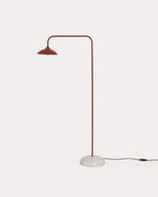 Nesy marble and metal floor lamp