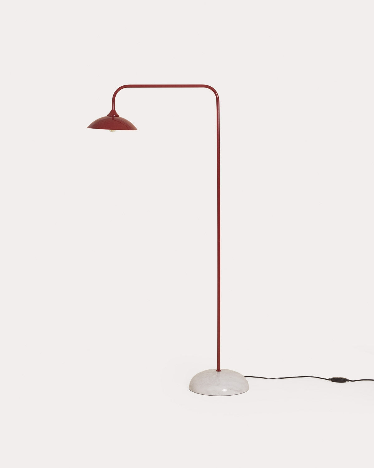 Nesy marble and metal floor lamp