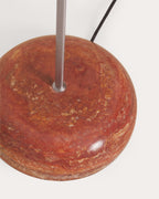 Nesy marble and metal floor lamp