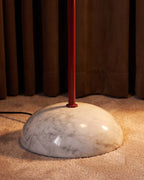 Nesy marble and metal floor lamp