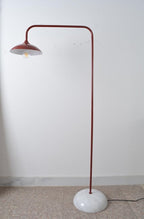 Nesy marble and metal floor lamp