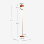 Amun metal floor lamp