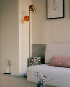 Caira metal floor lamp