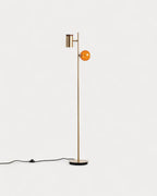 Caira metal floor lamp