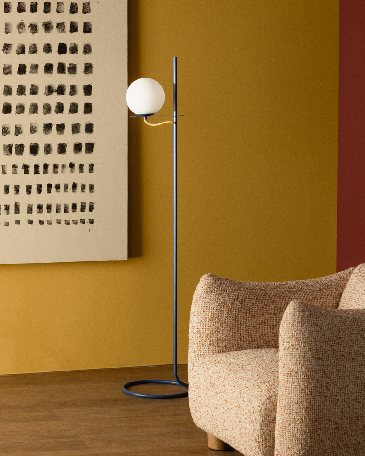 Kabil metal floor lamp