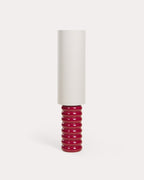 Ryota ceramic and fabric floor lamp