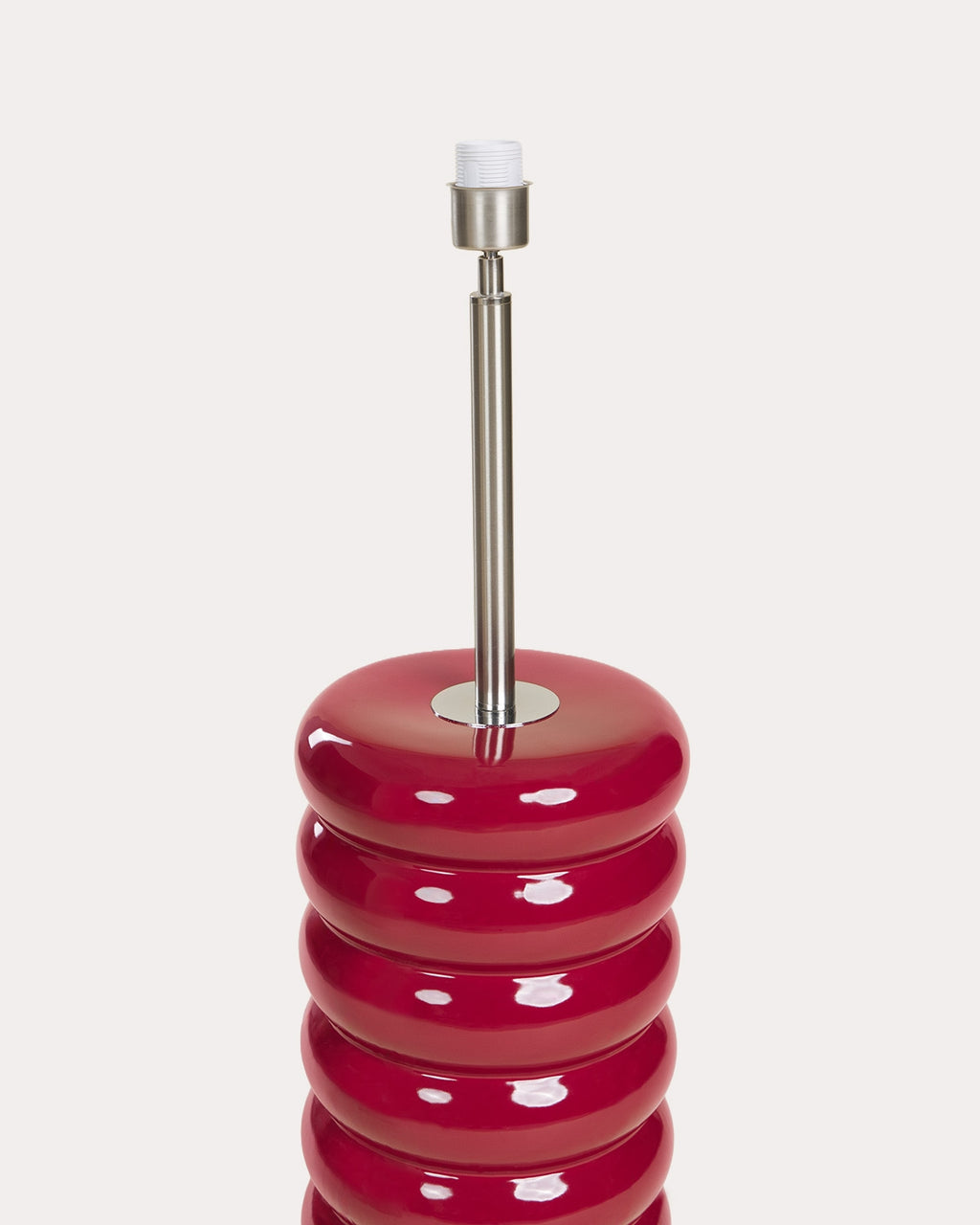 Ryota ceramic and fabric floor lamp