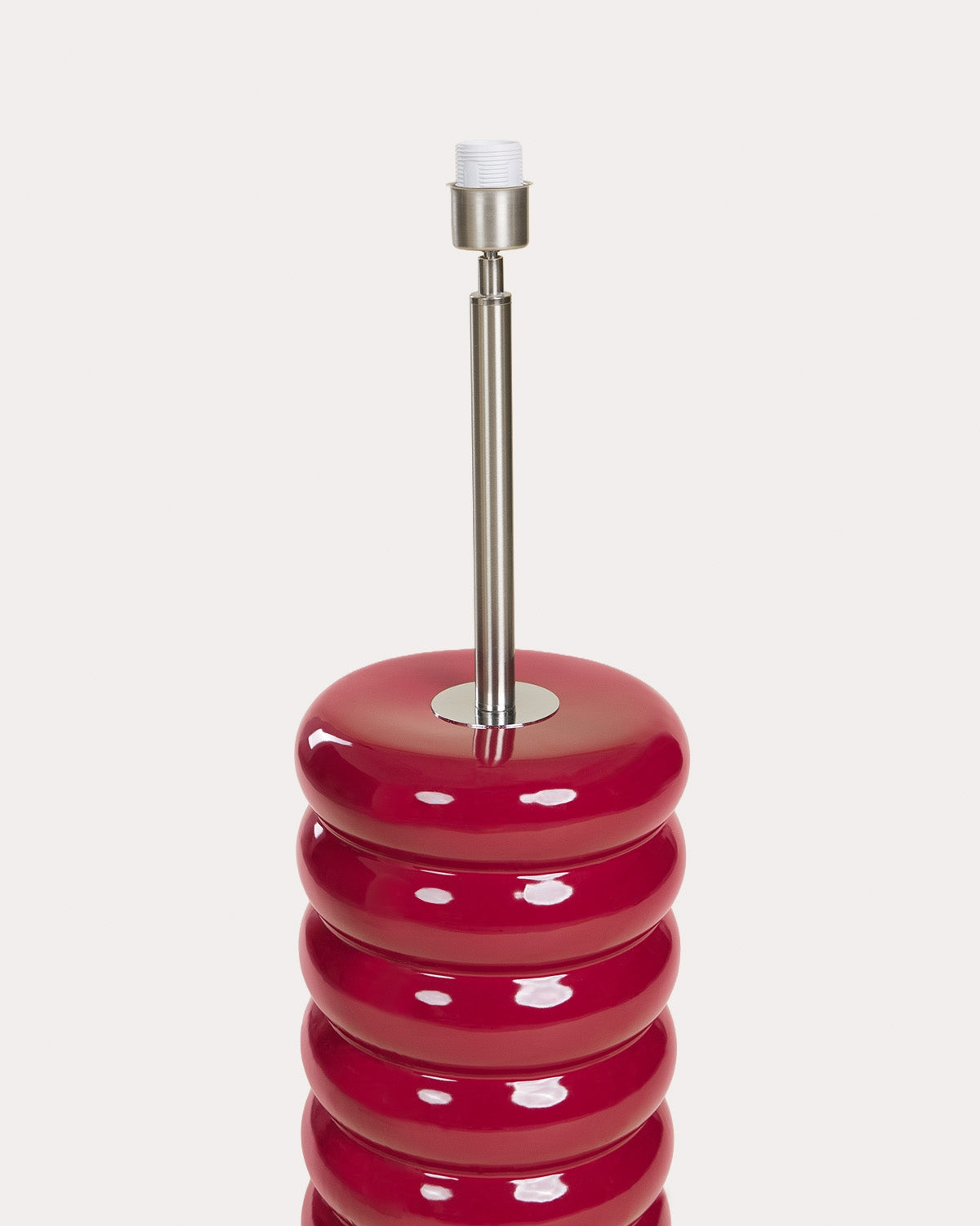 Ryota ceramic and fabric floor lamp