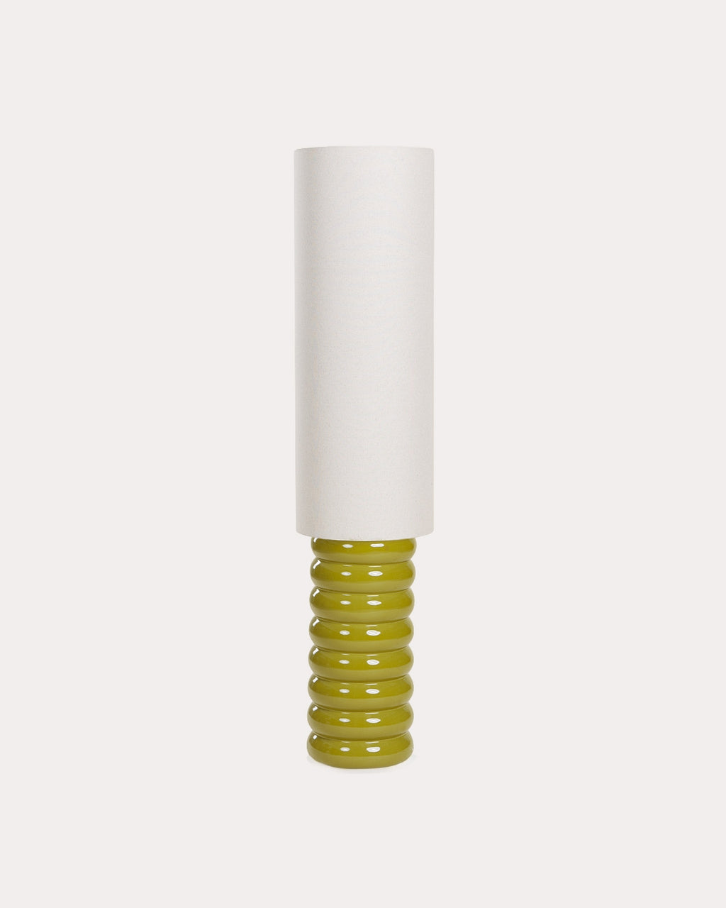 Ryota ceramic and fabric floor lamp