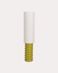 Ryota ceramic and fabric floor lamp