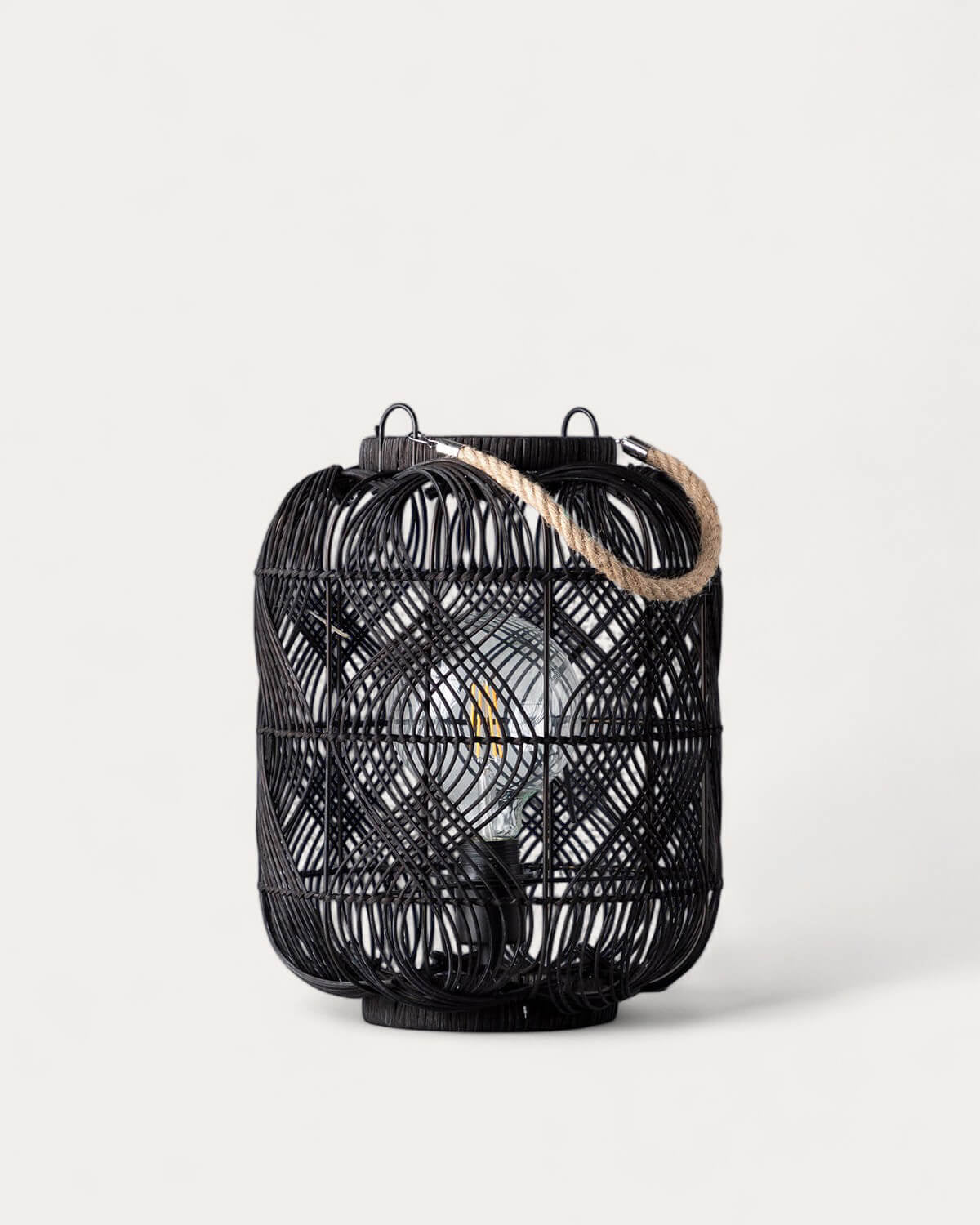 Hopp rattan table lamp