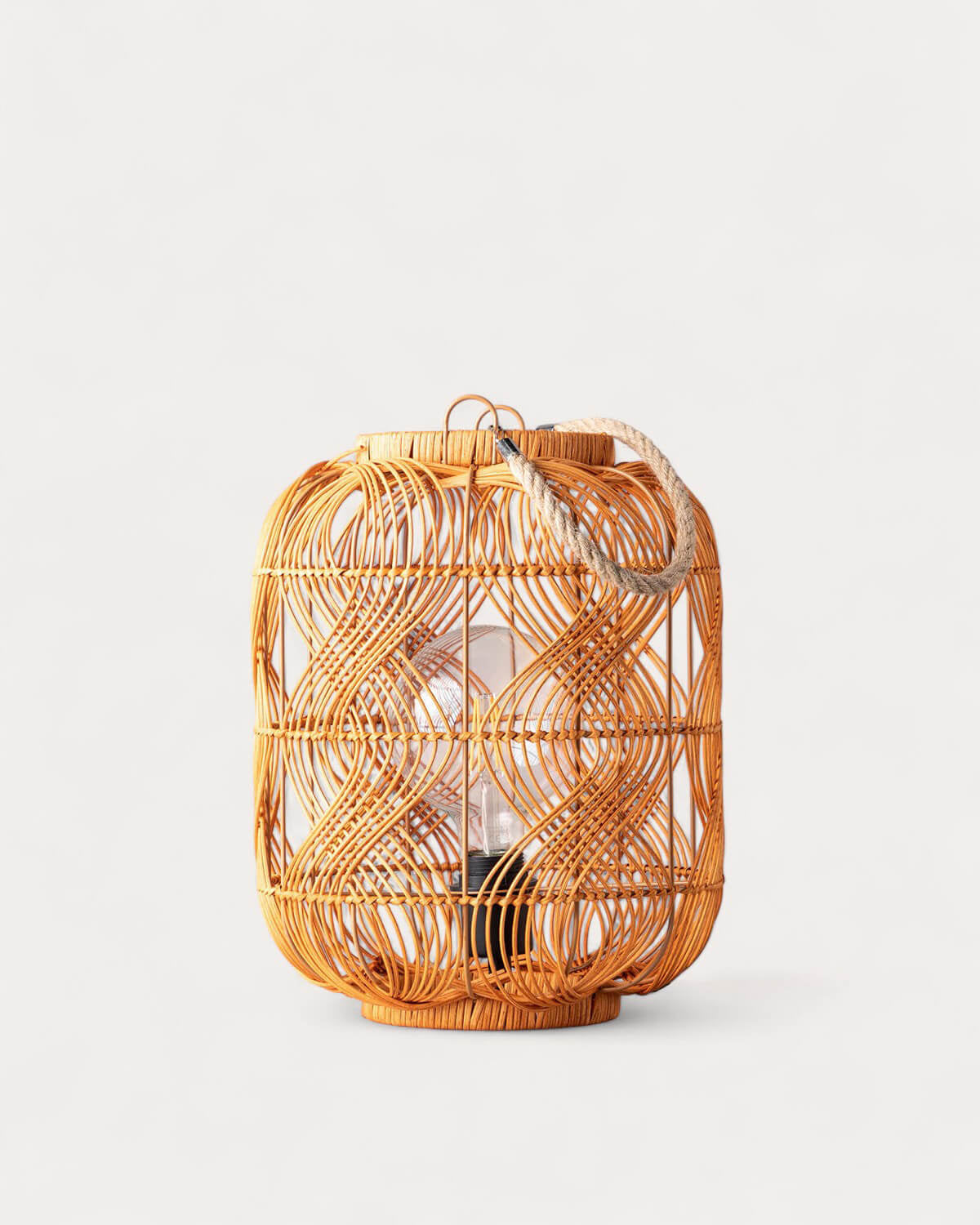 Hopp rattan table lamp