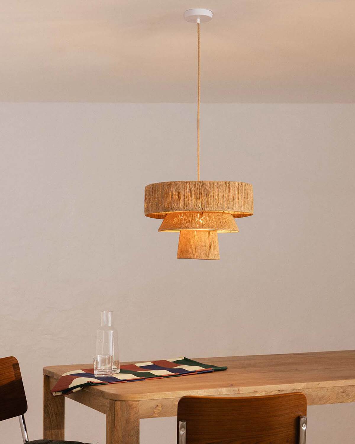 Umil Tau raffia pendant light