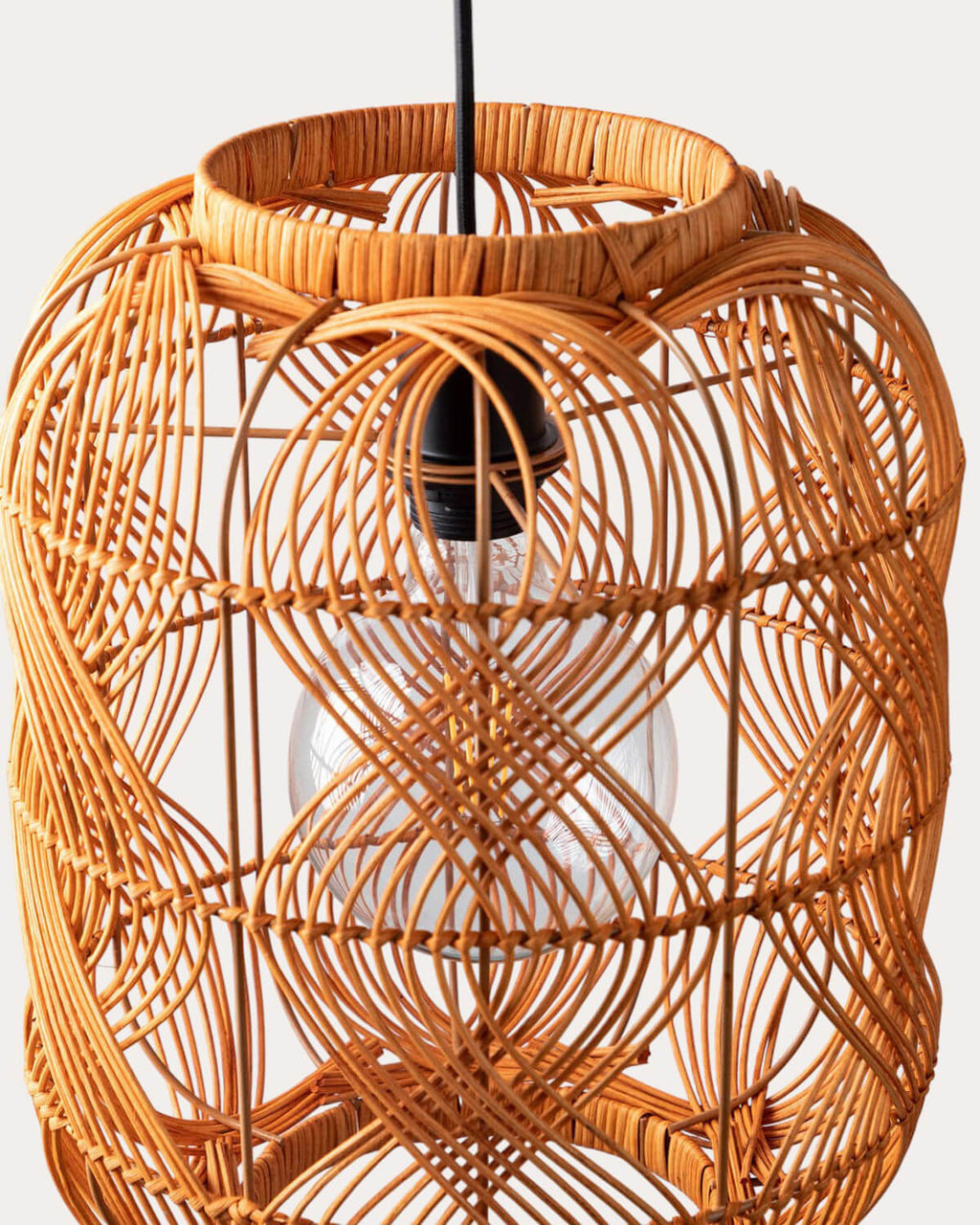 Hopp rattan pendant light Ø30 cm