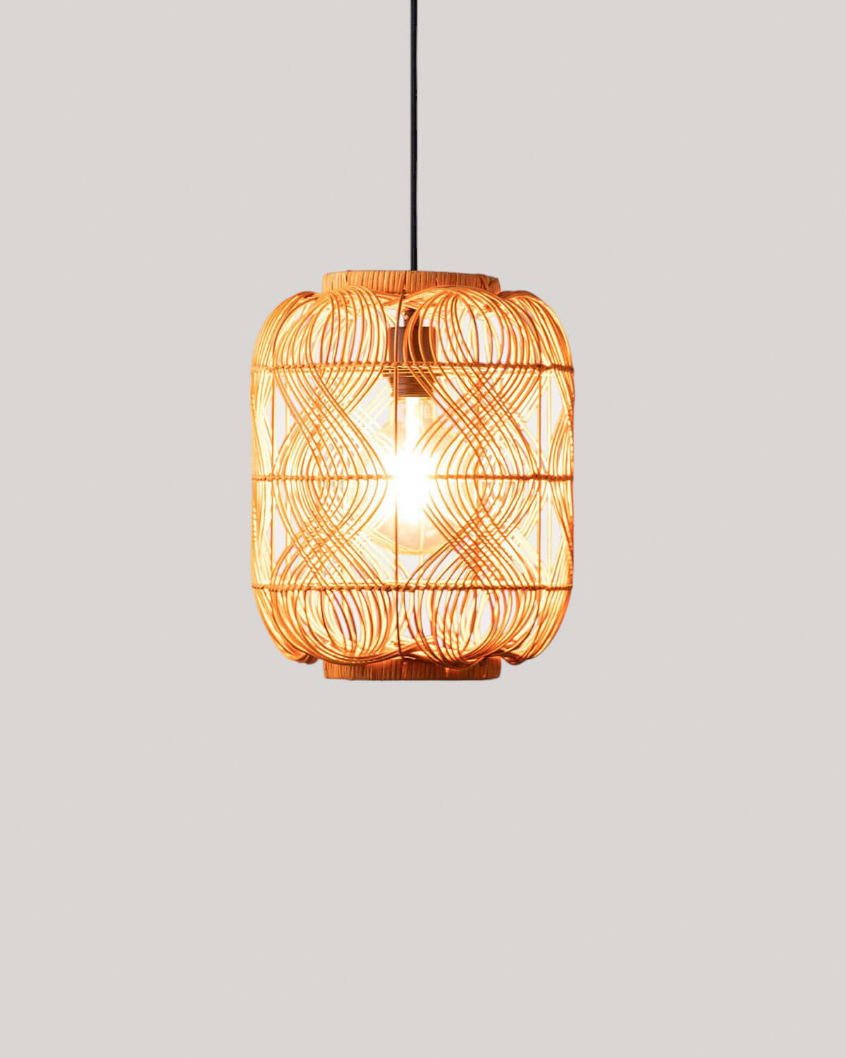Hopp rattan pendant light Ø30 cm