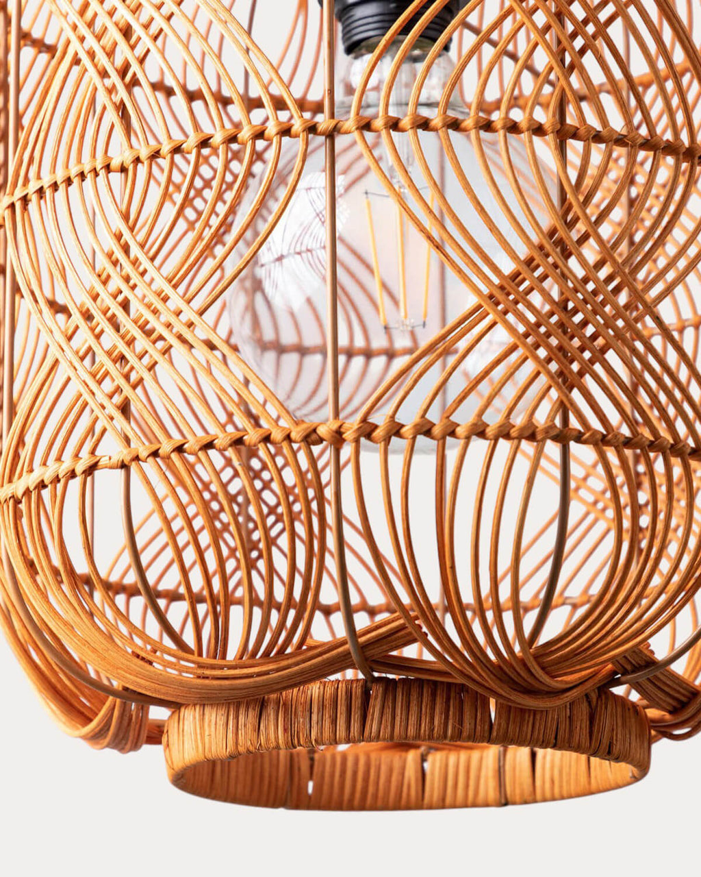 Hopp rattan pendant light Ø30 cm