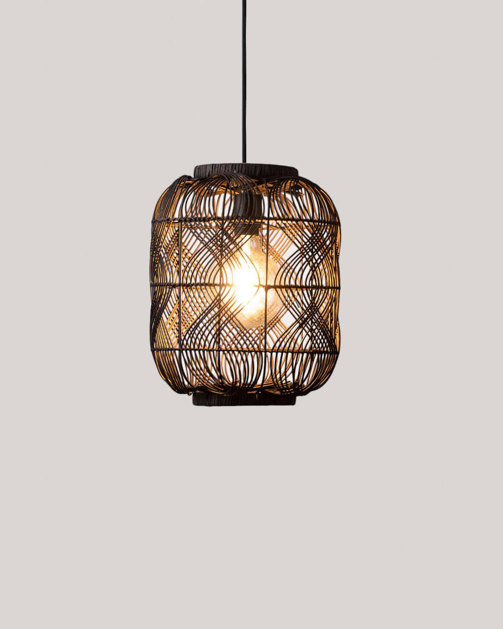 Hopp rattan pendant light Ø30 cm