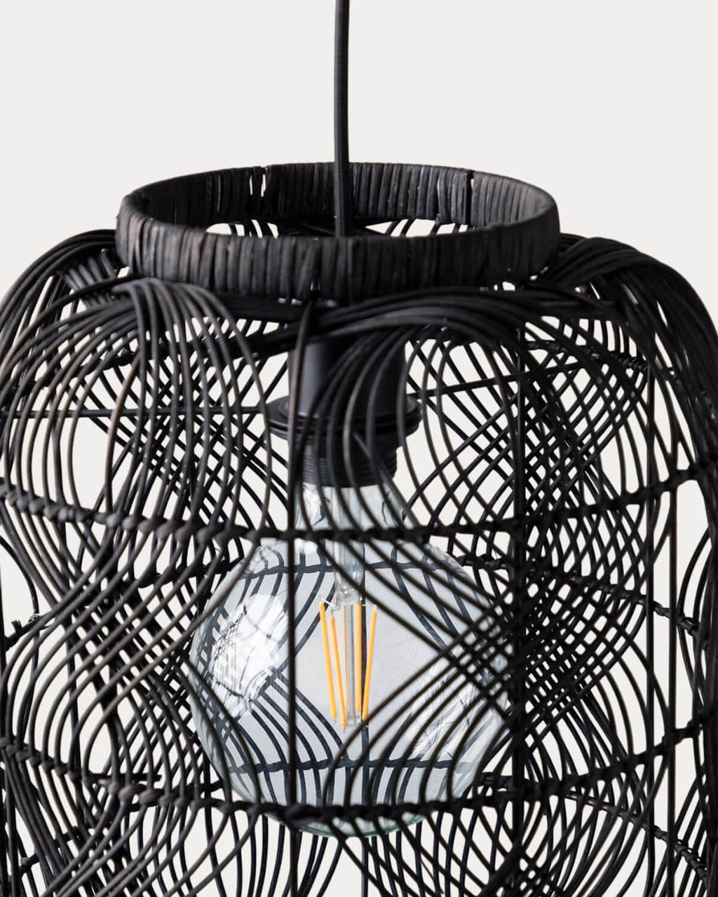 Hopp rattan pendant light Ø30 cm