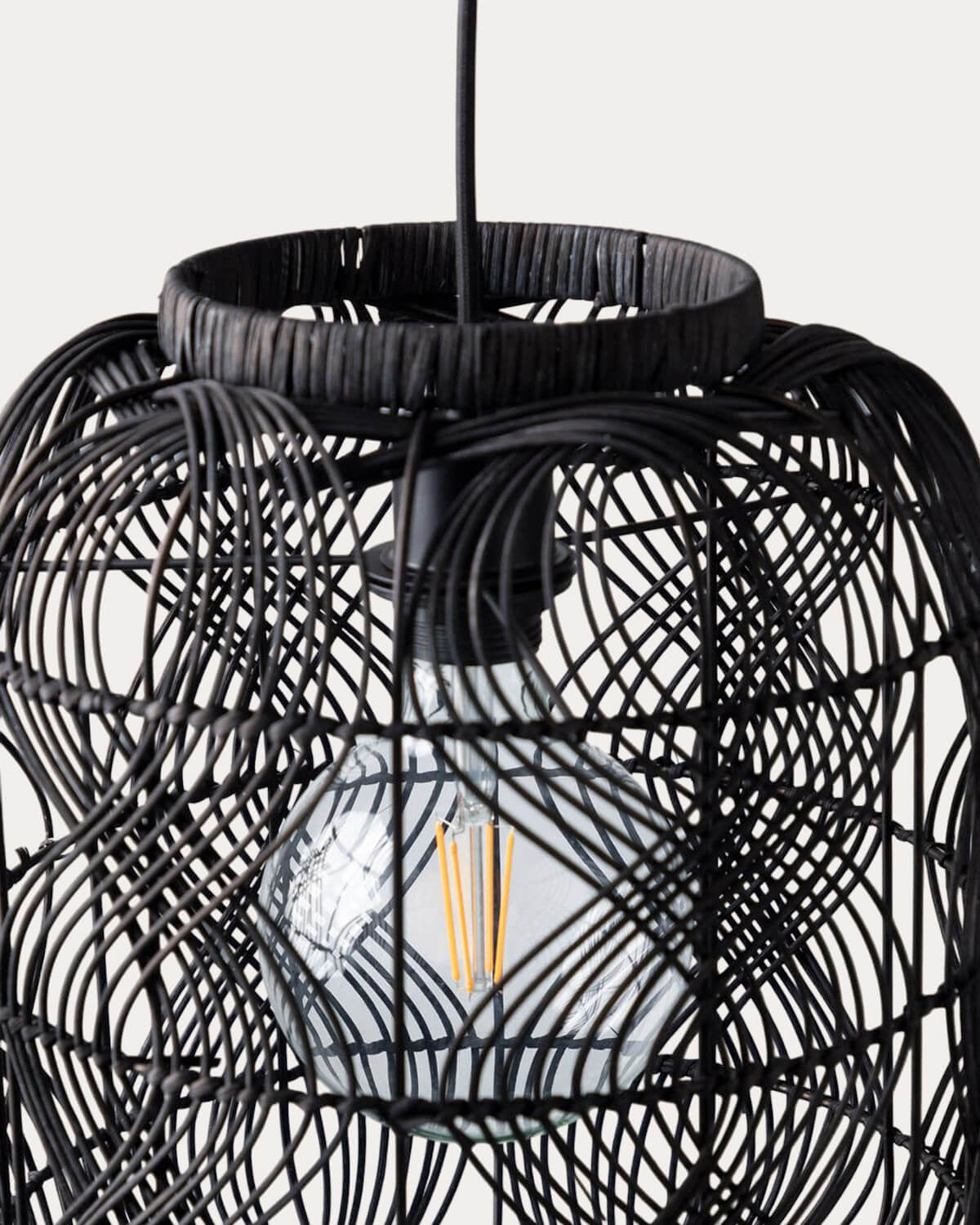 Hopp rattan pendant light Ø30 cm