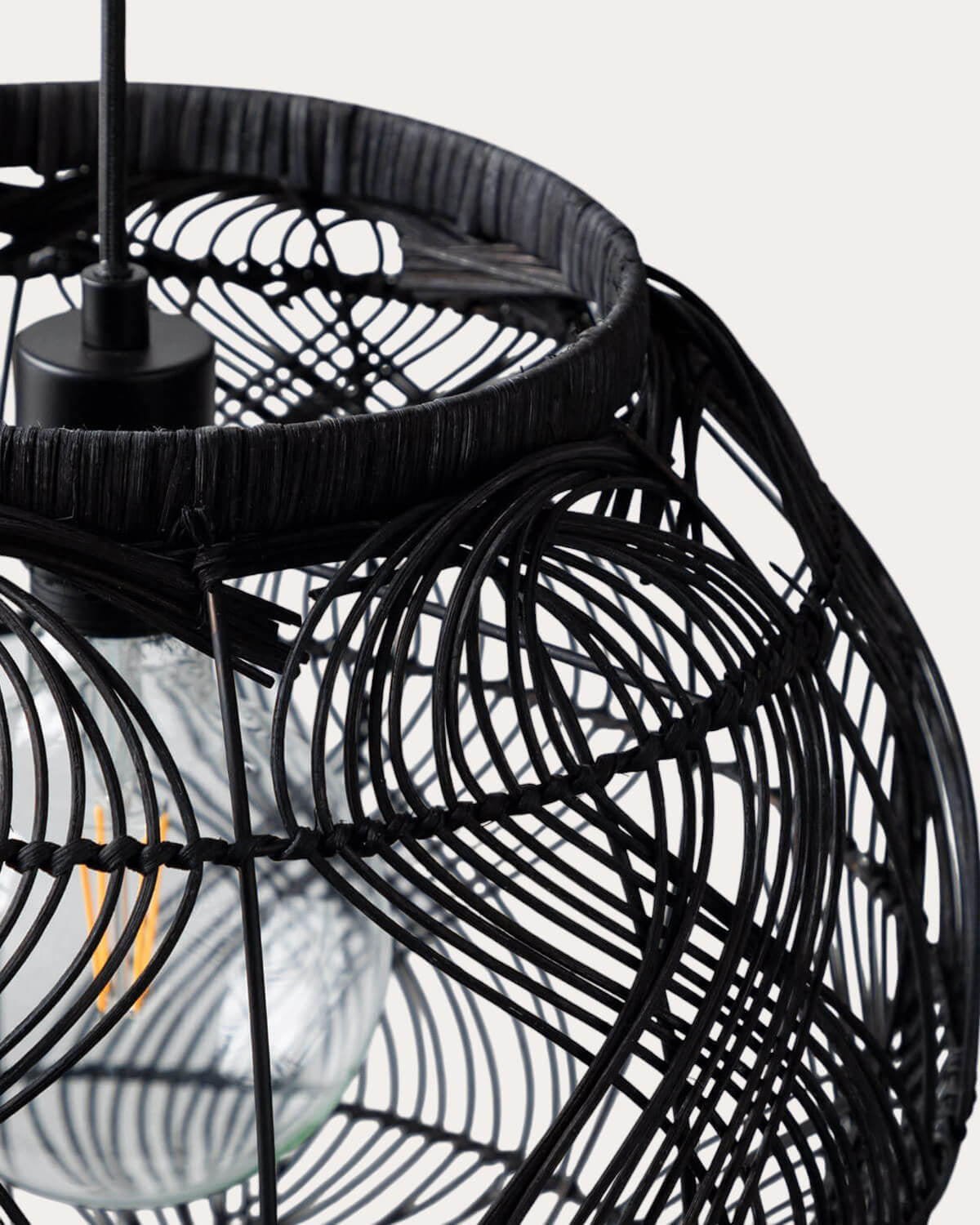 Hopp rattan pendant light Ø40 cm