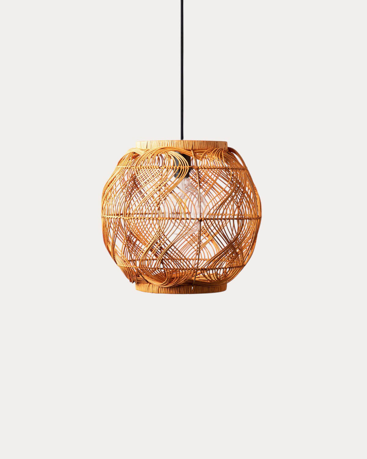 Hopp rattan pendant light Ø40 cm