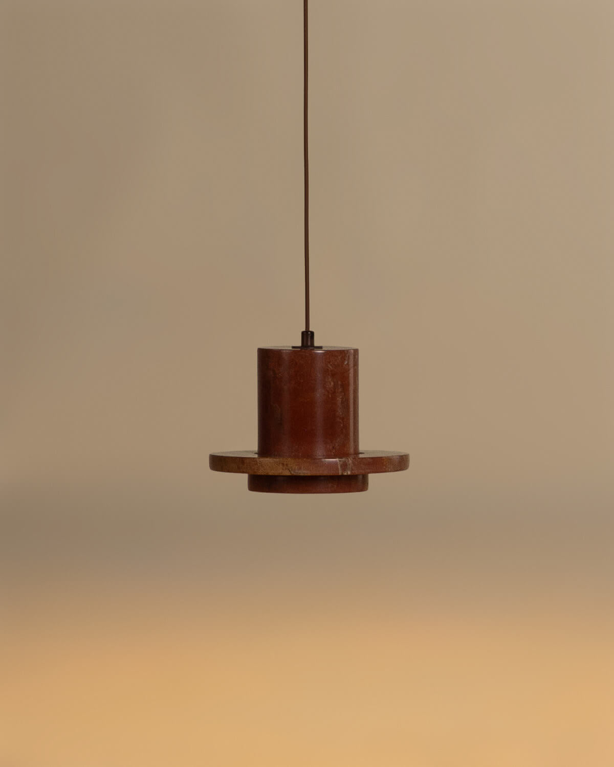 Jaylen travertine marble pendant light