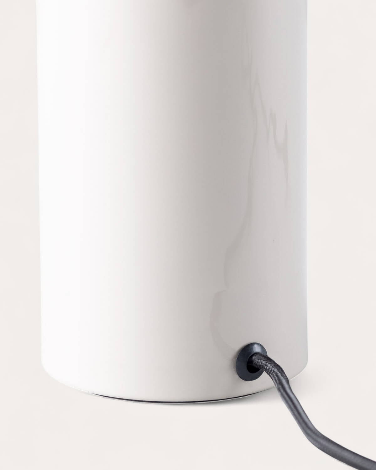 Table lamp Ø19.5 cm in metal and glass Seta Vidre