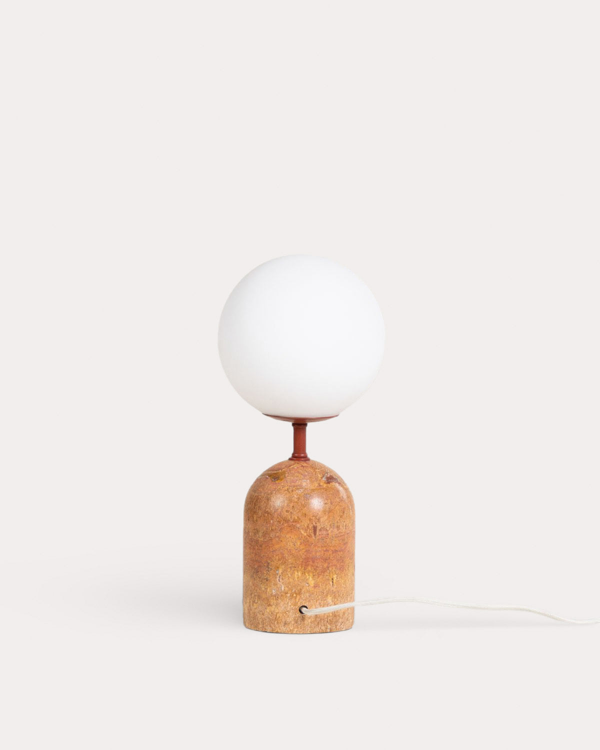 Fauzzi travertine marble table lamp
