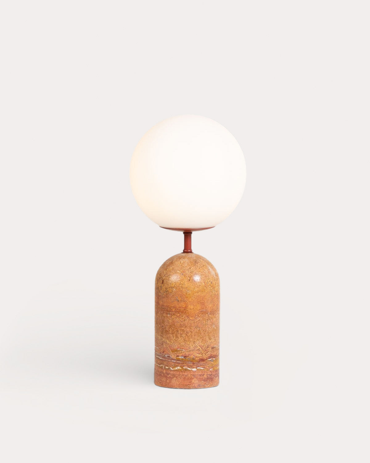 Fauzzi travertine marble table lamp