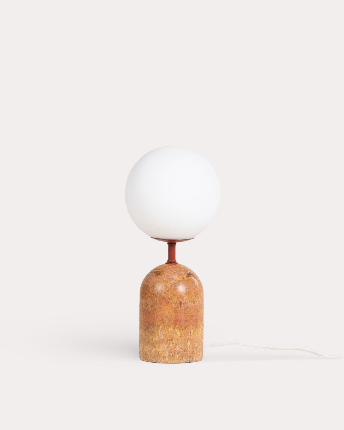 Fauzzi travertine marble table lamp