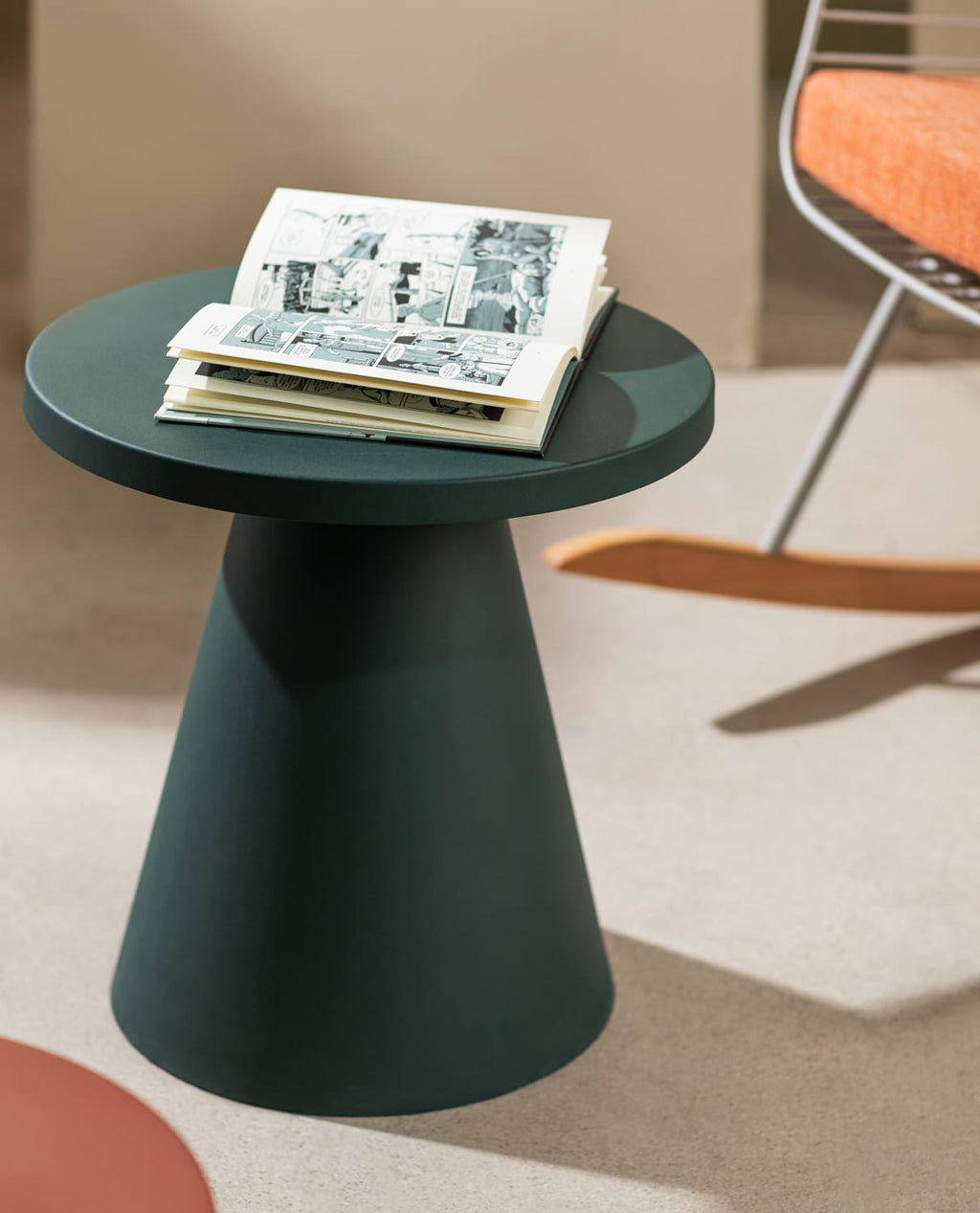 Remor round metal side table Ø46 cm