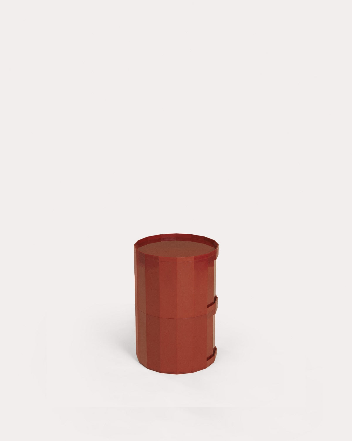 Round side table Ø37 cm with storage in ABS Madikke