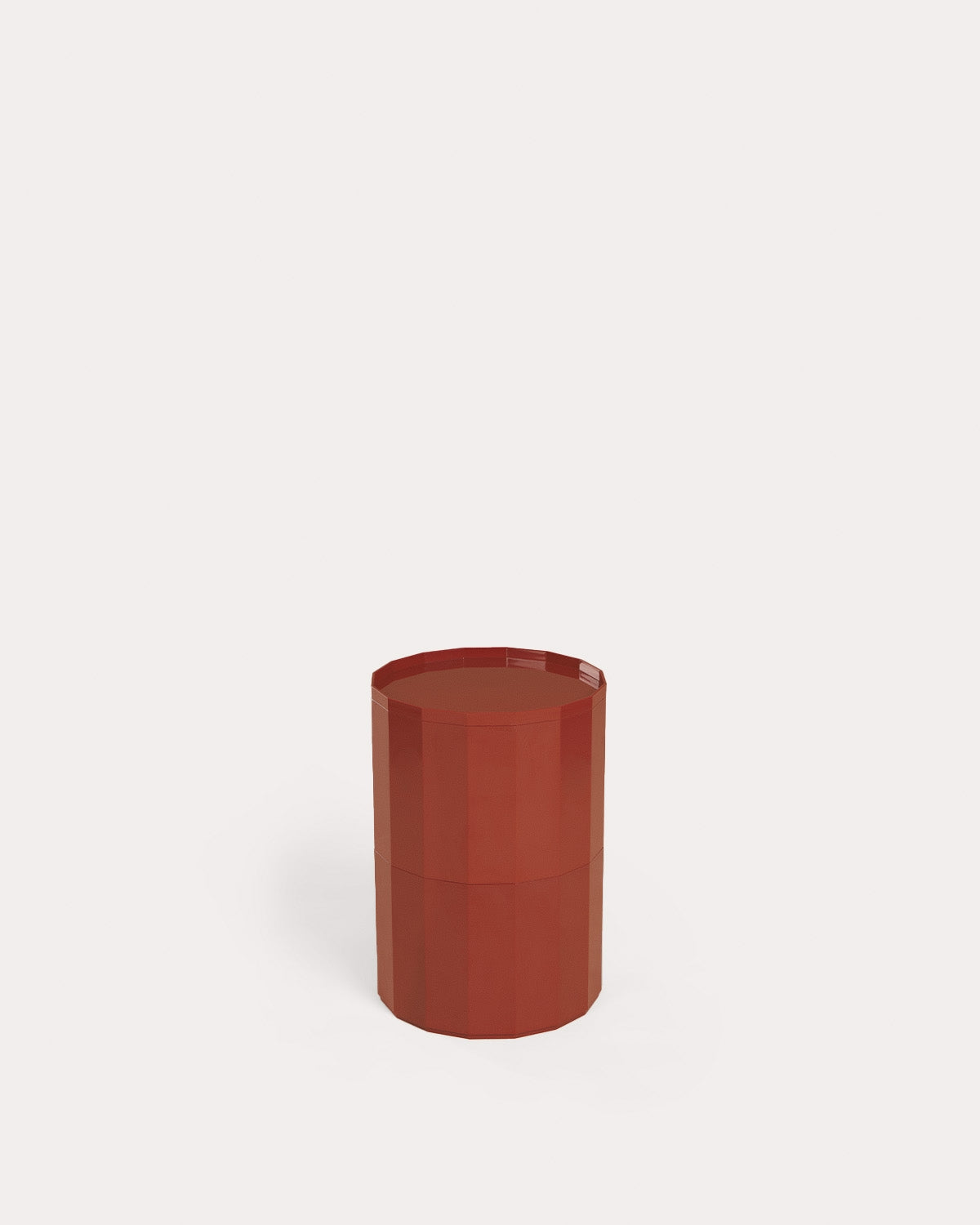 Round side table Ø37 cm with storage in ABS Madikke