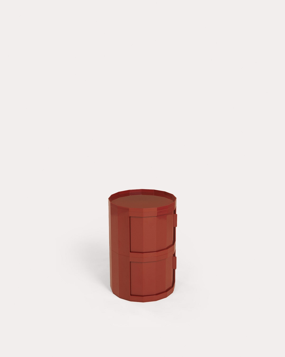 Round side table Ø37 cm with storage in ABS Madikke
