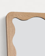 Arali wooden rectangular standing mirror 165x51 cm