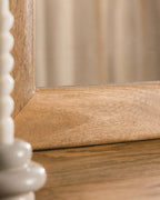 Reichel mango wood wall mirror 110x70 cm