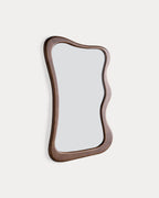 Vahid pine wood wall mirror 80x50 cm