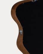 Vahid pine wood wall mirror 80x50 cm